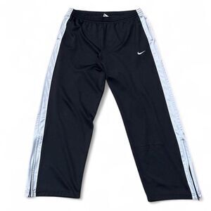 Nike Men's Black and Grey Joggers-tracksuits